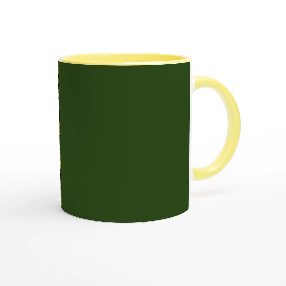 Biergarten Schnell ceramic mug with retro beer-garden and car artwork