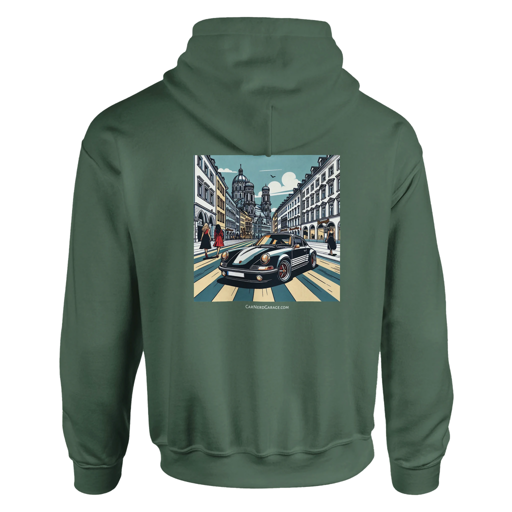 Maximilian Got Style Unisex-Hoodie mit Münchner Sportwagen-Motiv